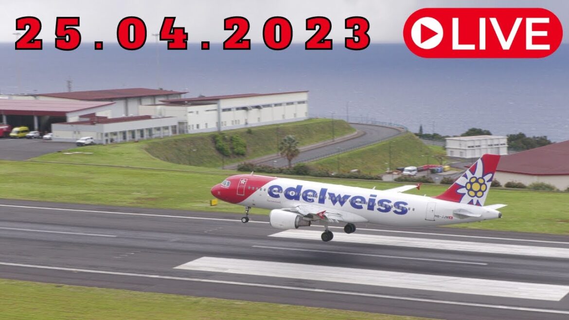 LIVE Action from Madeira Airport 25.04.2023