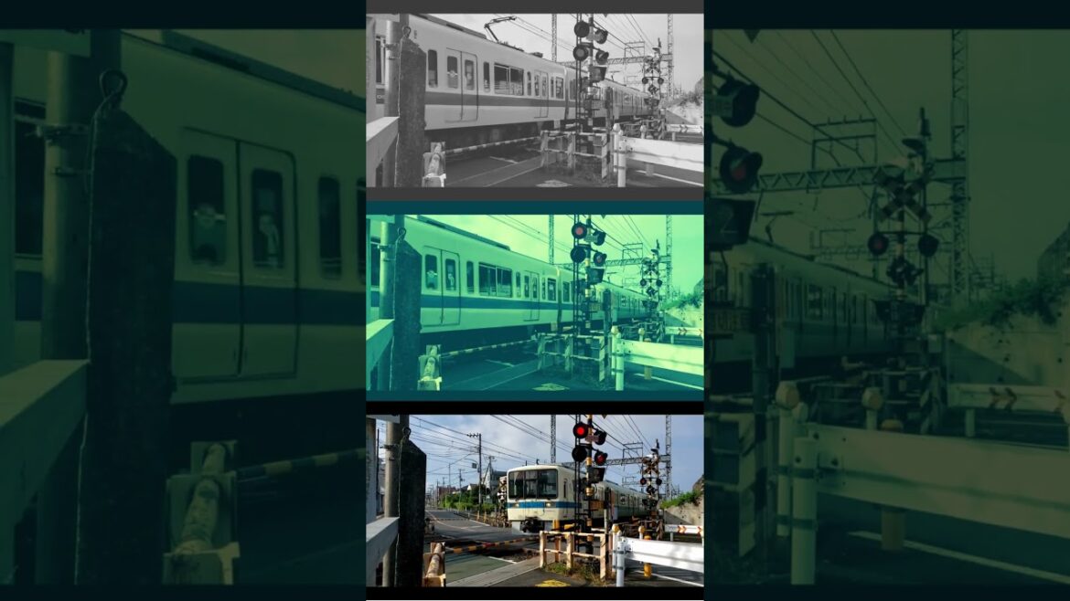 Timeless Train Passage: Evoking Nostalgia in Japan | Triple View #Shorts