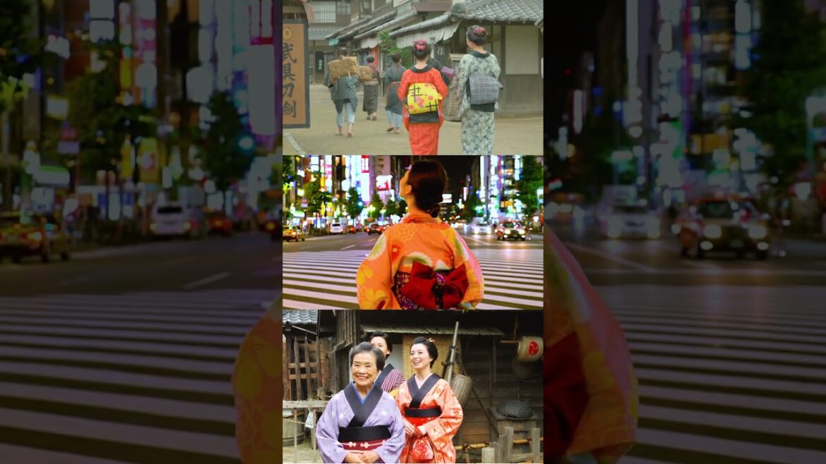 Kimono: Bridging Tradition & Modernity | Triple View #Shorts Kimono: Bridging Tradition & Modernity | Triple View #Shorts