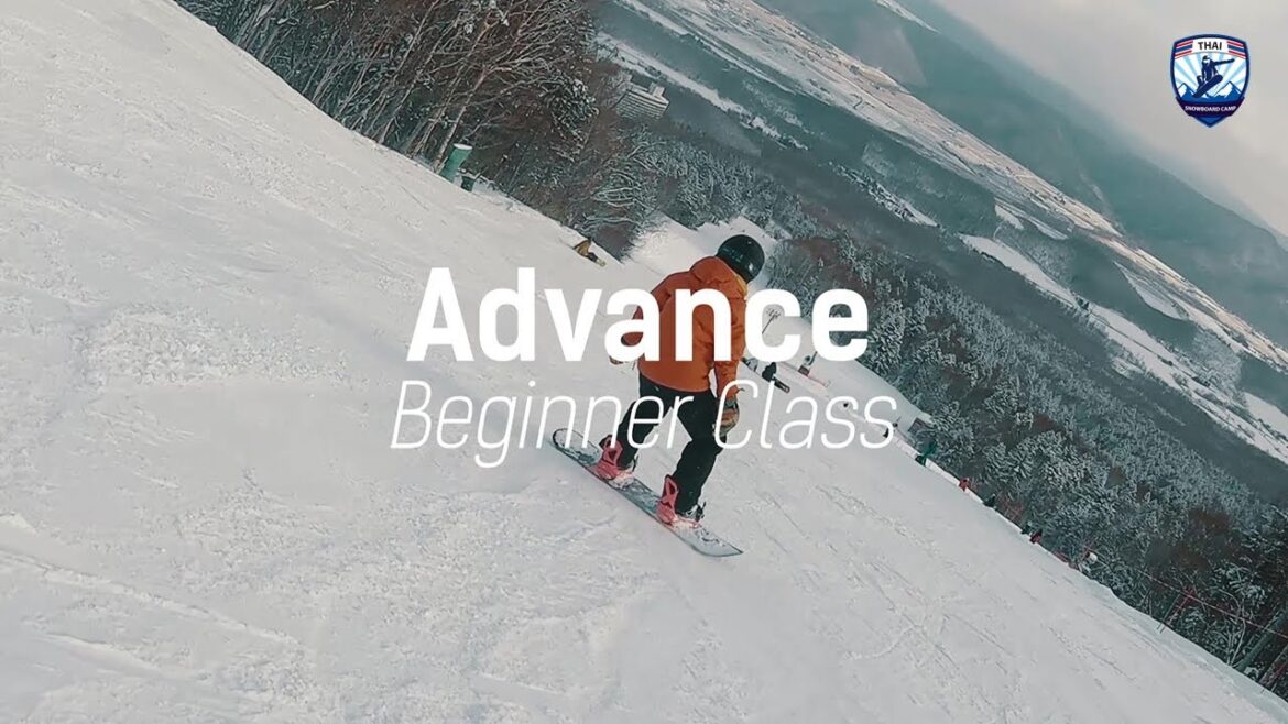 Snowboard Advance Beginner Class | Furano Ski Resort | Thai Snowboard Camp
