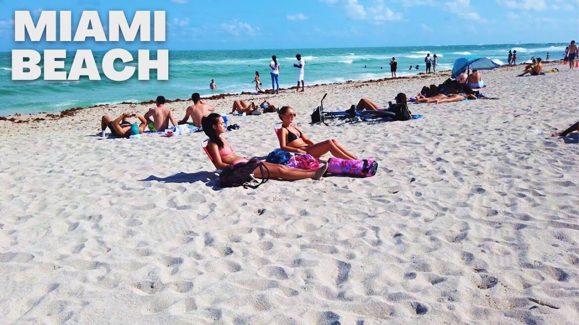4K Miami Beach Walk South Beach, Miami