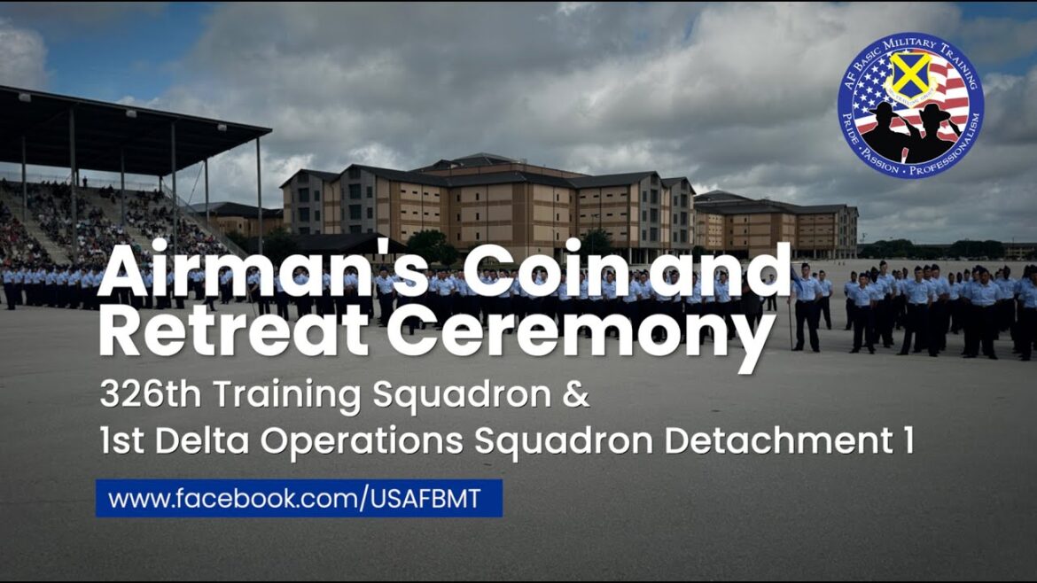 326th Training Squadron & 1 DOS DET 1, Airmen & Guardian’s Coin & Retreat Ceremony –April 26, 2023 326th Training Squadron & 1 DOS DET 1, Airmen & Guardian's Coin & Retreat Ceremony --April 26, 2023