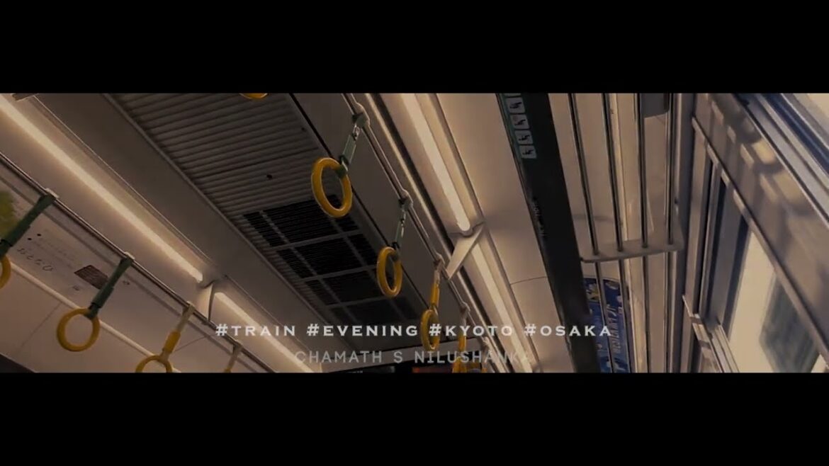 Train Kyoto - Osaka ➡🚆🇯🇵