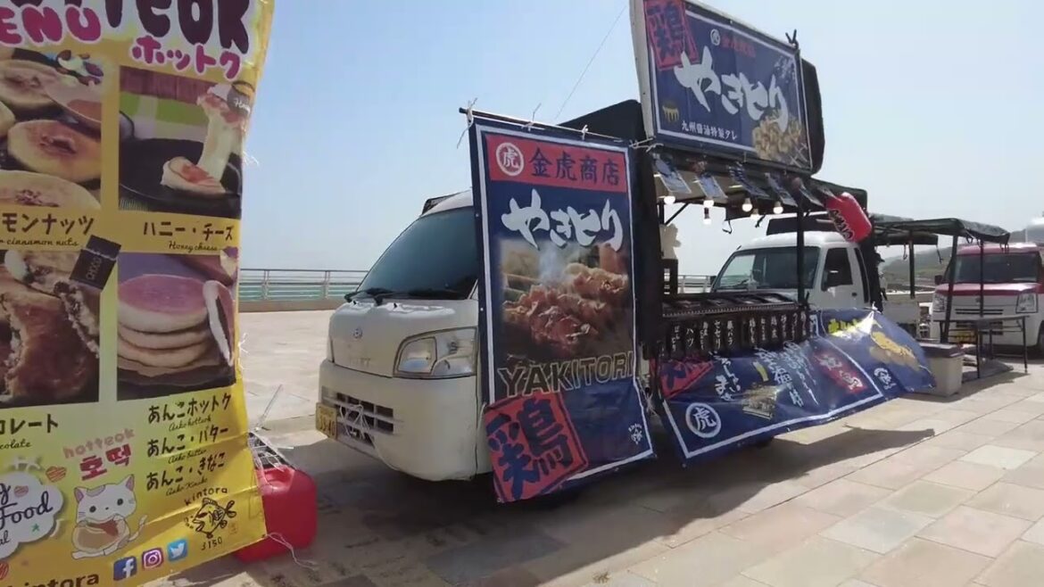 福岡 北九州バイク祭り 出店ツアー Fukuoka Kitakyushu Bike Festival Walking Tour