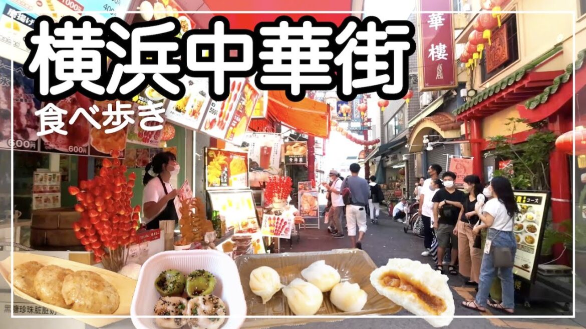 【横浜】横浜中華街で食べ歩き 日帰り観光【チャイナタウン】旅vlog [Yokohama, Japan]