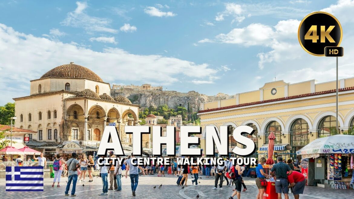Athens City Centre 2023 - Athens Walking Tour 4K  | Virtual Walk | Virtual Travel Tours 🌍