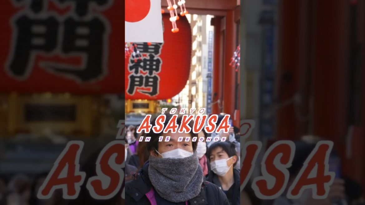 Tokyo in 15 Seconds: ASAKUSA #japan #shorts #tokyo