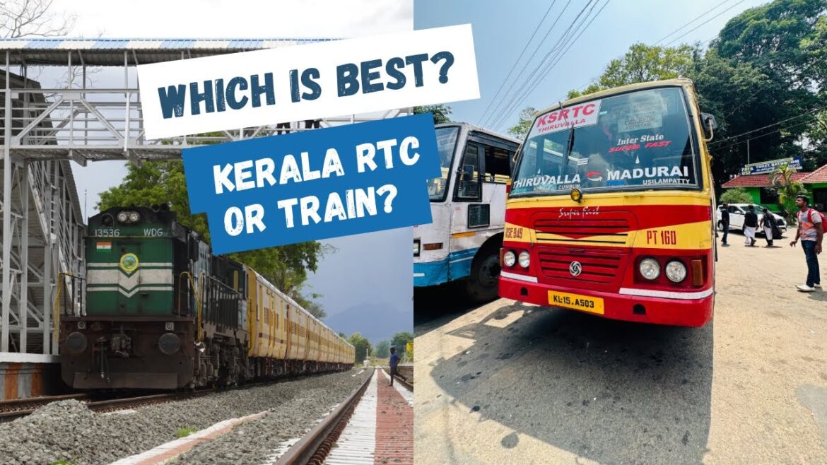 ട്രെയിനിലും ബസ്സിലുമായി ഒരു കിടിലൻ ട്രിപ്പ് 🤩 | Journey in Theni Passenger & KSRTC