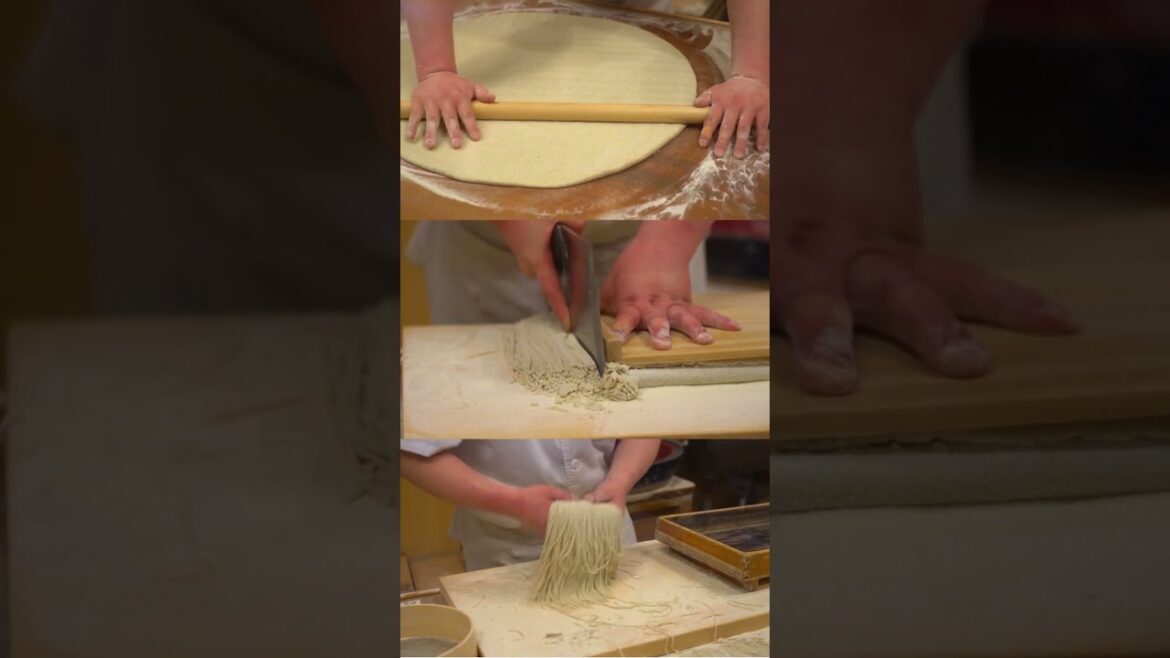Soba Mastery | Triple View #Shorts Soba Mastery | Triple View #Shorts