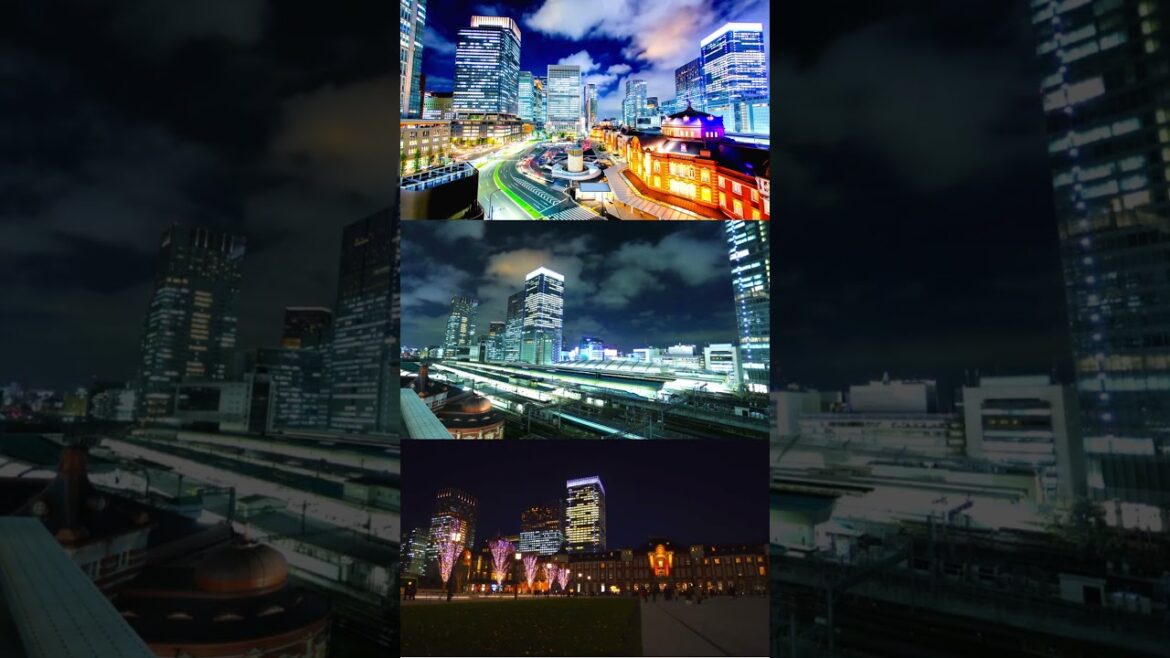 Tokyo Station Shinkansen: Mesmerizing Hyperlapses | Triple View #Shorts