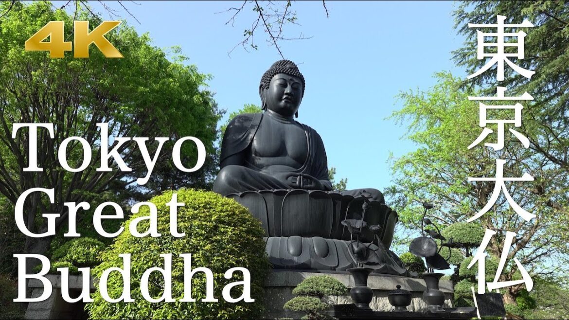 [Tokyo Walk] "Tokyo Daibutsu" Temple Walking Tour - 4K 👀✨