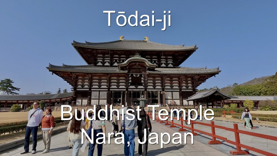 Tōdai-ji Temple Walking Tour - Nara Japan Travel 4K HDR