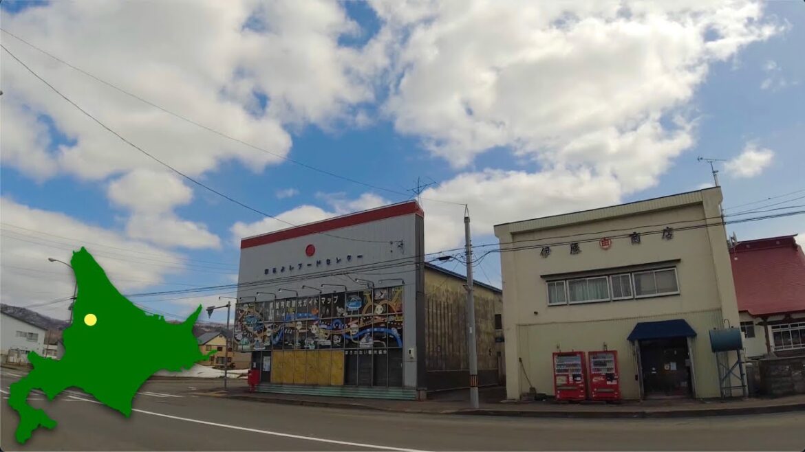 4K Walk Japan 幌加内町の商店街を散歩 2023年4月 4K Walk Japan 幌加内町の商店街を散歩 2023年4月