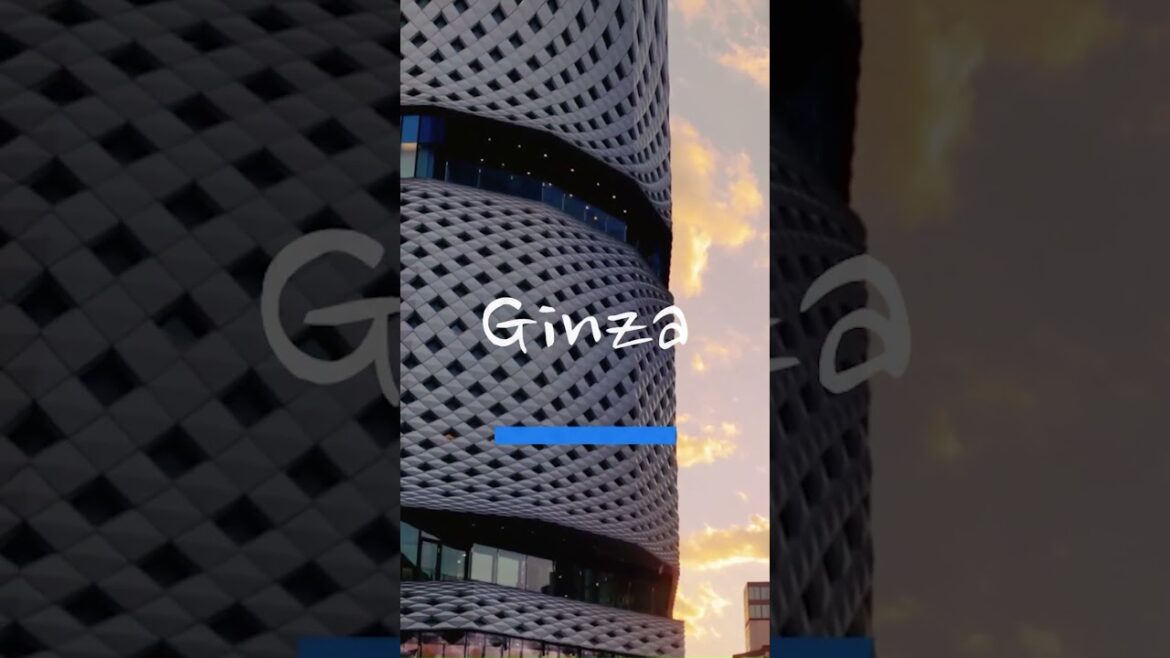 Ginza, a must-visit area in TOKYO #shorts #travel #tokyo