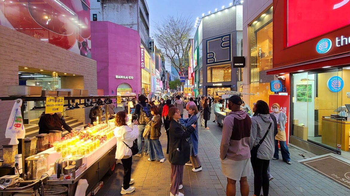 4K Seoul City Tour | Myeongdong Shopping Street, Korean Street Food | Virtual Walking Tour 4K Seoul City Tour | Myeongdong Shopping Street, Korean Street Food | Virtual Walking Tour
