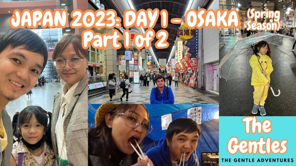 JAPAN VLOG 2023 - OSAKA - Philippine Immigration + Kansai Airport + Ebisubashi + Kurumon Ichiba Tour