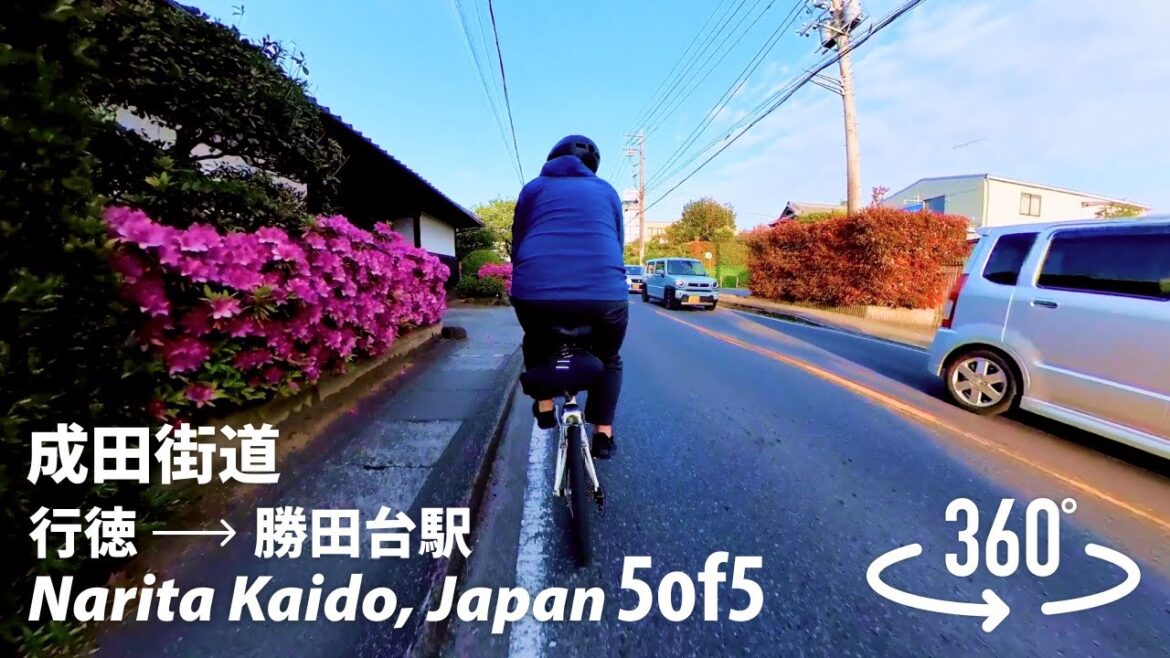 360° Narita Kaido (成田街道) 5of5 : Imaibashi Bridge to Katsutadai Station – Japan Cycling Tour 360° Narita Kaido (成田街道) 5of5 : Imaibashi Bridge to Katsutadai Station - Japan Cycling Tour