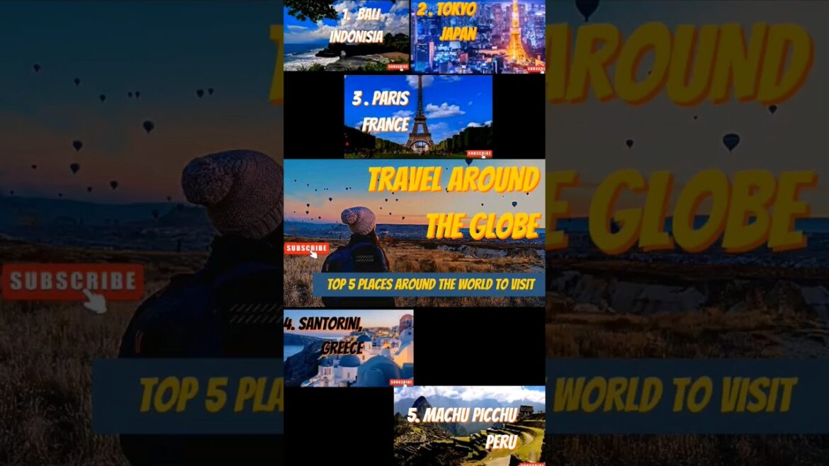 Top 5 Travel destinations 2023  #travel #traveldestination #travelvlog #yt #ytshorts