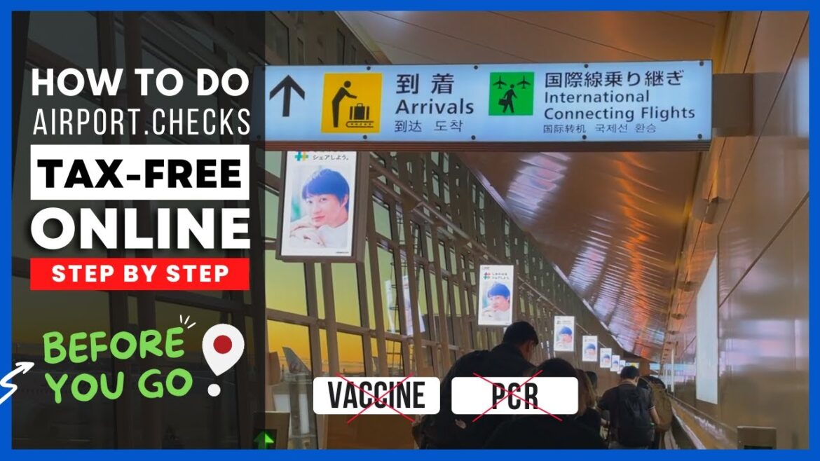 JAPAN ENTRY REQUIREMENTS | How to do TAX-FREE + Airport Procedures ONLINE | Visit Japan Web