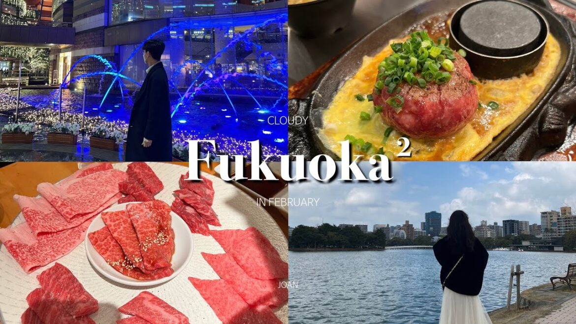 Travel vlog | 후쿠오카 기와미야 함바그 비추 후기 | 후쿠오카 야끼니쿠집 추천