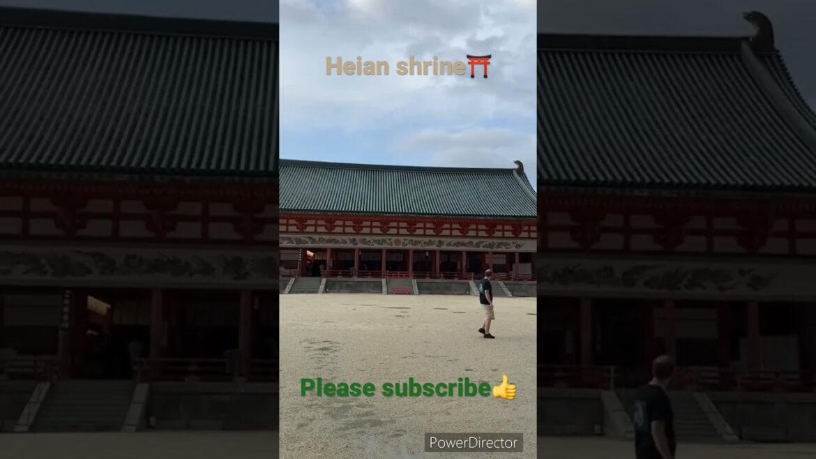 【KYOTO 】Heian shrine #kyoto #shorts #japan #travel #walking #pleasesubscribe #shrine #trip