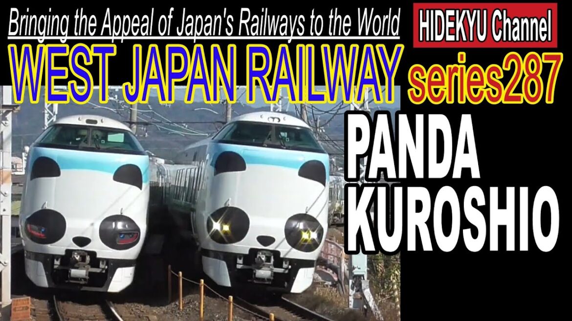 Introduction to the Panda Kuroshio, a limited express of West Japan Railway.