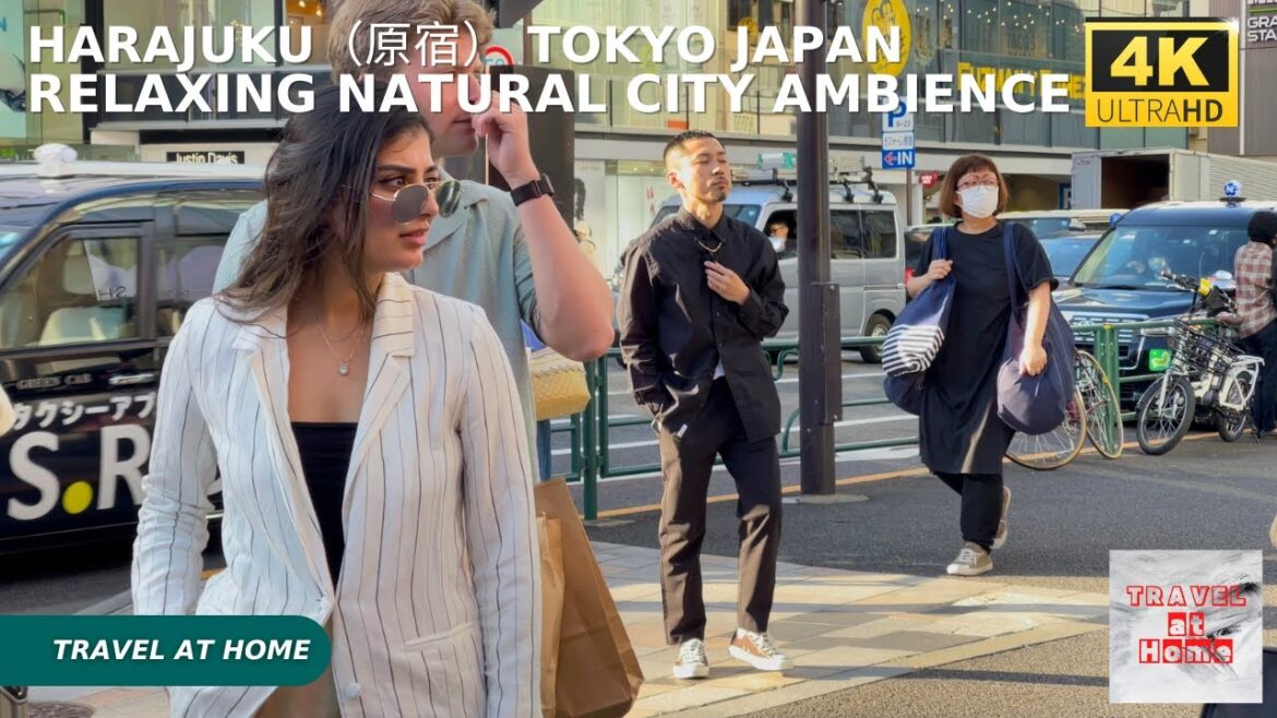 4k hdr japan travel | Walk in Harajuku（原宿）Tokyo japan |  Relaxing Natural City ambience