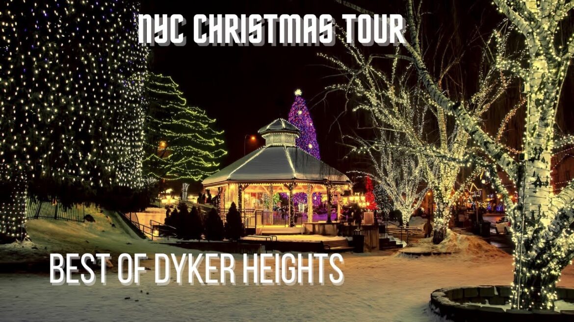 4K NYC Christmas Tour Best of Dyker Heights 2021