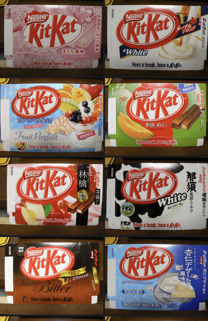 Got some Japanese Kit-Kats for you. More pictures in comments. Some were delicious some were awful. AMA