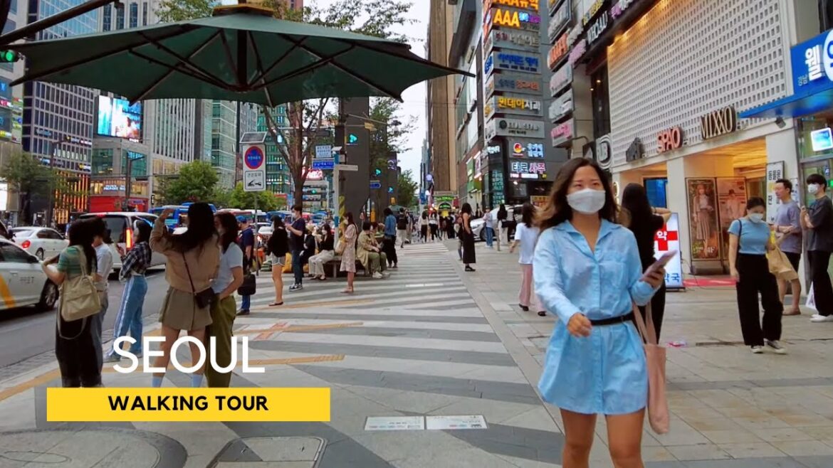 Gangnam Seoul Walking Tour 4K – South Korea 2023 강남 서울 Gangnam Seoul Walking Tour 4K - South Korea 2023 강남 서울