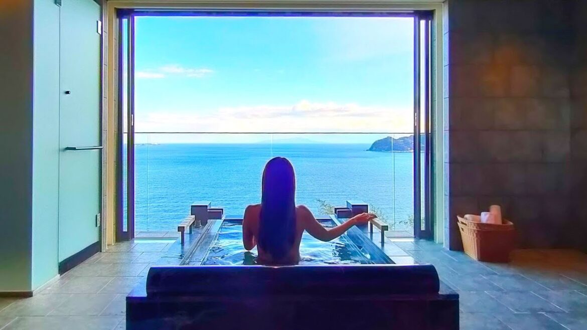 Japan's Famous Hot Spring & Private Onsen in Luxury Hotel in Atami😴🛌USD534