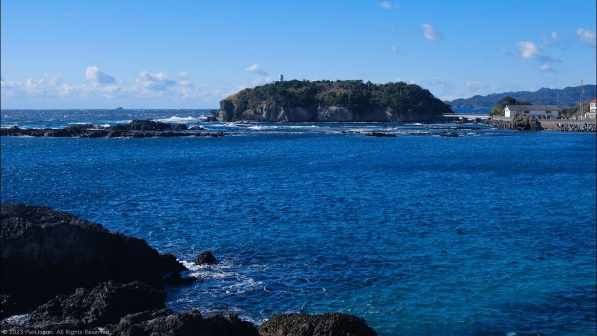 Suzaki Port in Shizuoka Pref., Japan, for seascape photography | 静岡県下田市の「須崎遊歩道・須崎湾」海景写真撮影