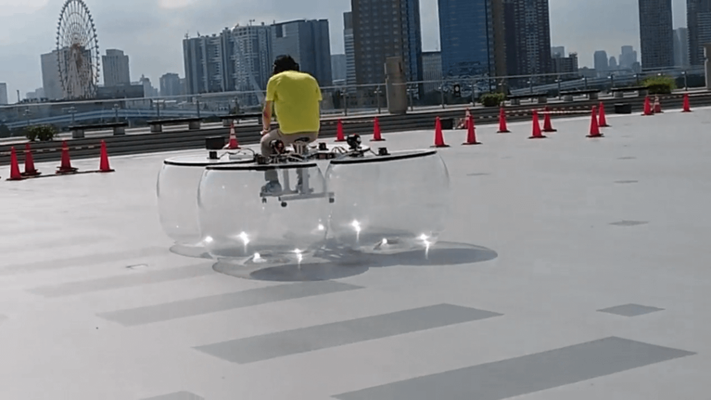 Japanese man builds homemade hovercrafts.