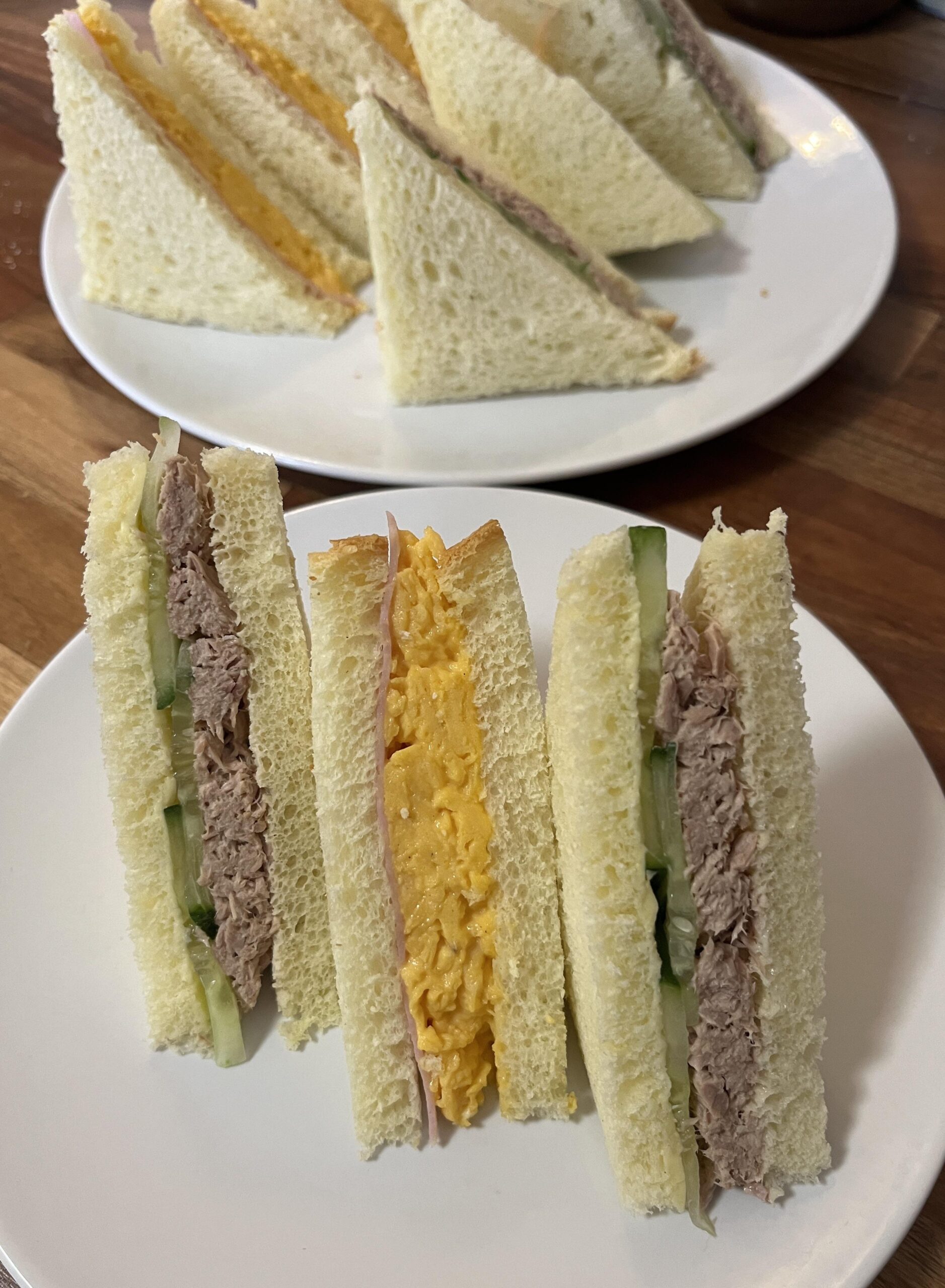 Konbini inspired tuna and egg sandwiches Alo Japan