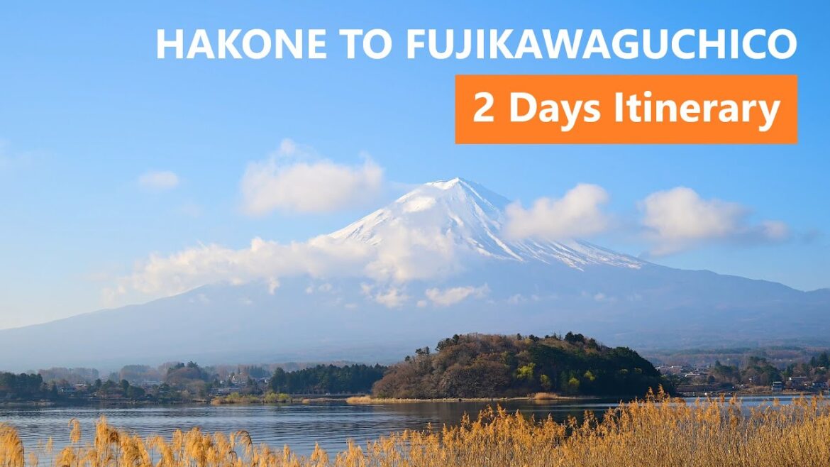 [4K] Japan Travel Ep. 1 | 2 Days Itinerary to Hakone & Fuji Kawaguchiko