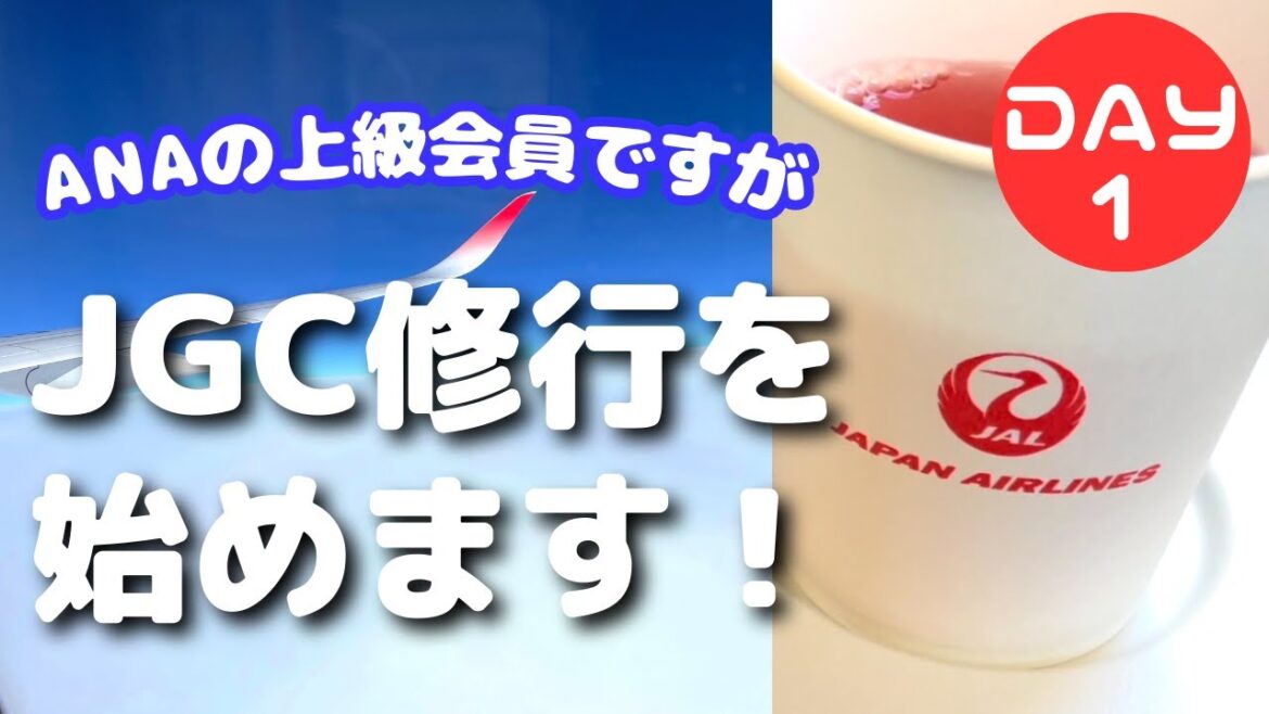 【JGC修行】青組ですがJALの上級会員を目指します! JGC修行DAY1 【JGC修行】青組ですがJALの上級会員を目指します! JGC修行DAY1