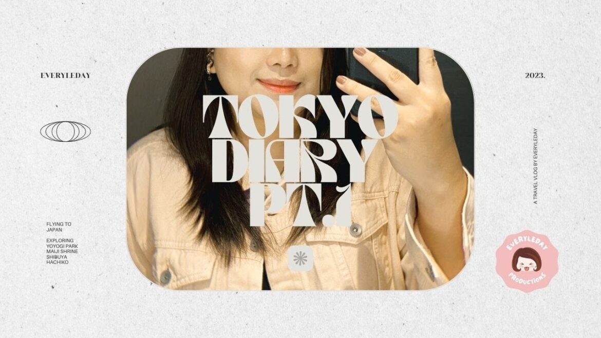 TOKYO VIDEO DIARY 2023 PT.1 - Flying to Japan + Meiji Shrine, Hachiko, & Shibuya