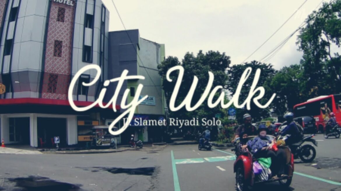 City Walk Jl. Slamet Riyadi Solo (Part 1) | Walking Tour | No Talking No Music