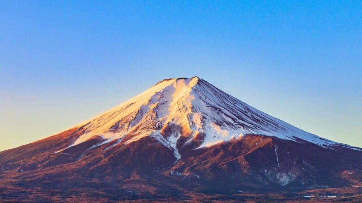 Mount Fuji Japan with Relaxing Music #Japan #volcano #vacation