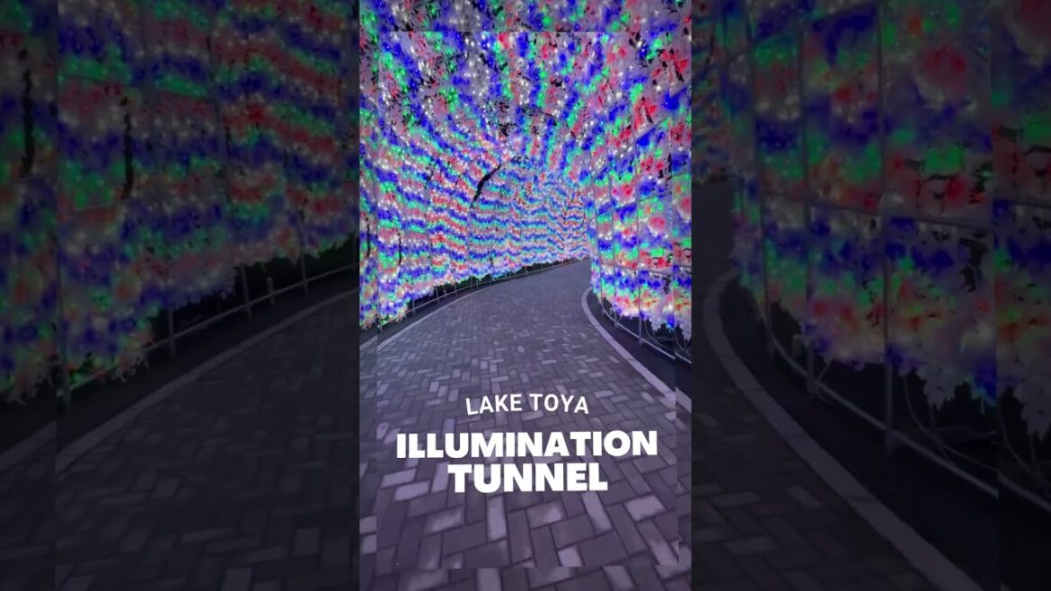 📌Hokkaido | Lake Toya Illumination Tunnel