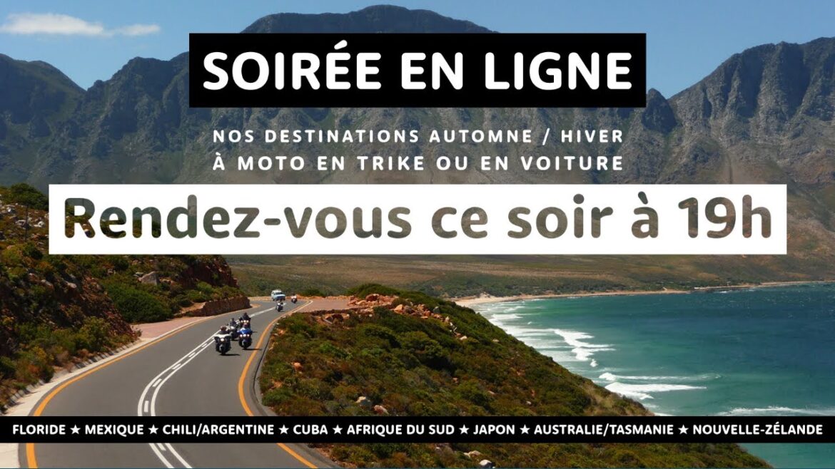 Soirée en ligne : nos destinations automne / hiver