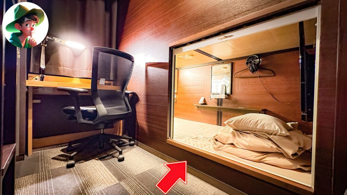 Stayed at Japan's Luxury Capsule Hotel in Secret... Unlimited Free Offers...