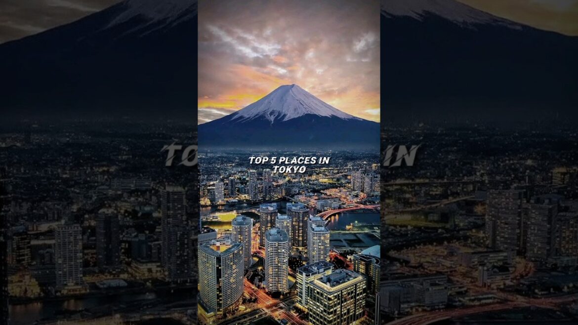 Top 5 Places To Visit In Tokyo #shorts #tokyo #japan