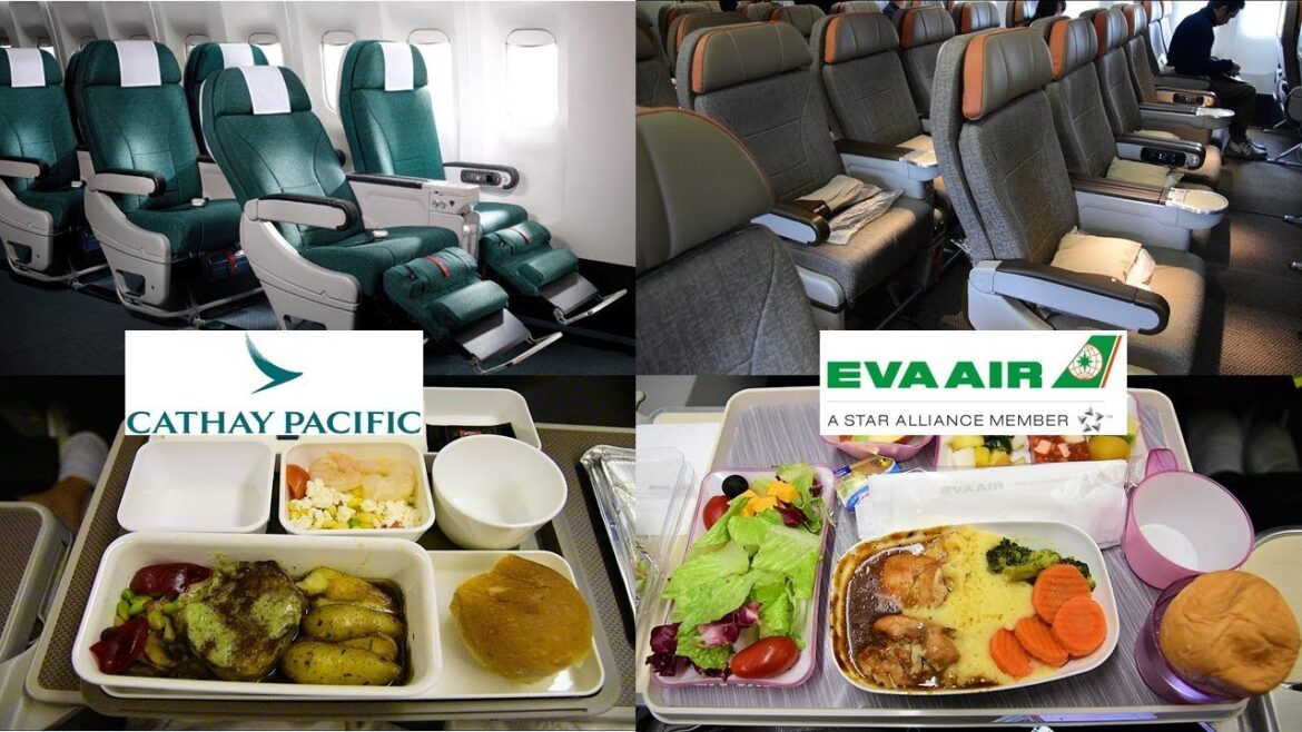 EVA Air vs. Cathay Pacific: Premium Economy 777 Experience EVA Air vs. Cathay Pacific: Premium Economy 777 Experience