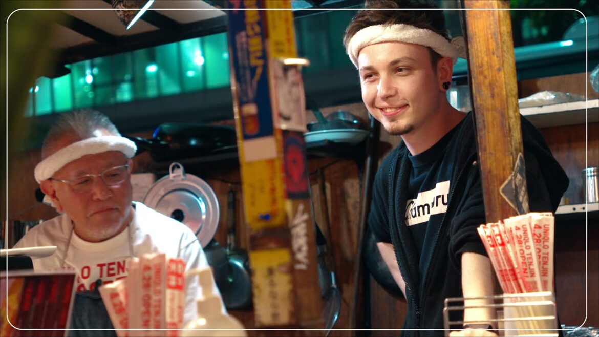 My dream is to be a stall owner! A Frenchman who came to Japan because of anime! 赤ちょうちん 屋台 ラーメン