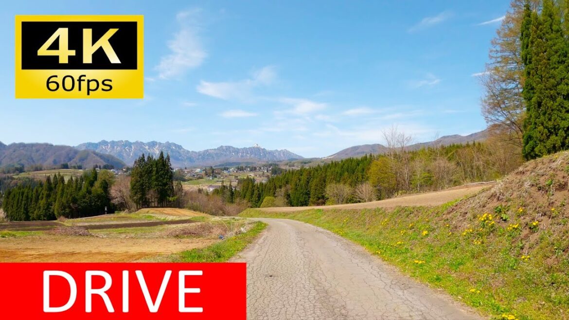 【Driving in Japan】Nagano City Municipal Route: Soyama - Togakushi（車載動画 長野市道 戸隠日照田原口線ほか） [4K]