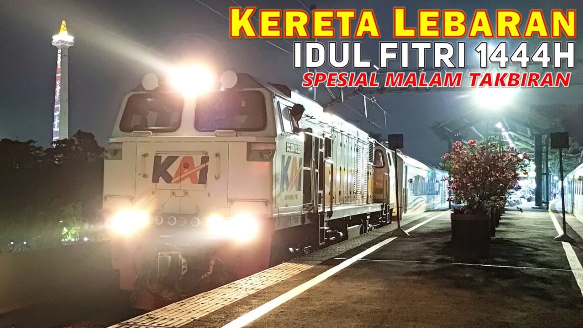 KUMPULAN KERETA API LEBARAN 2023 di Stasiun Gambir JAKARTA, Kereta Elit Spesial MALAM TAKBIRAN KUMPULAN KERETA API LEBARAN 2023 di Stasiun Gambir JAKARTA, Kereta Elit Spesial MALAM TAKBIRAN