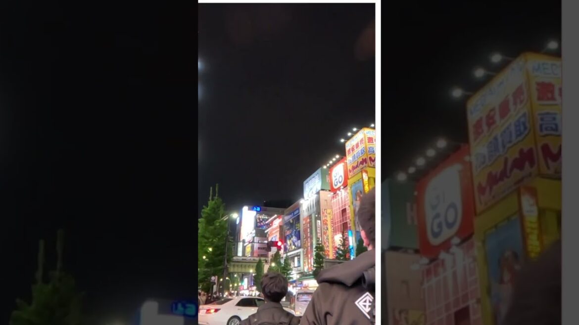 Exciting Akihabara after sundown #japan #travelshort #akihabara #tokyo