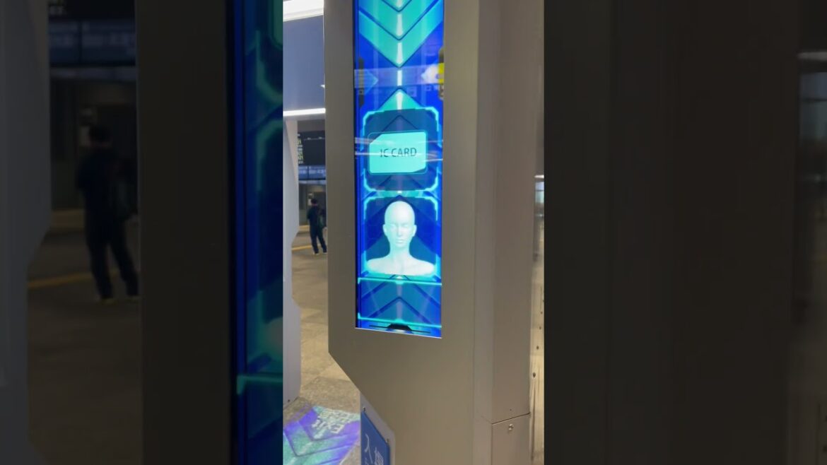 Osaka station-Advanced Train Ticket Gate in Japan