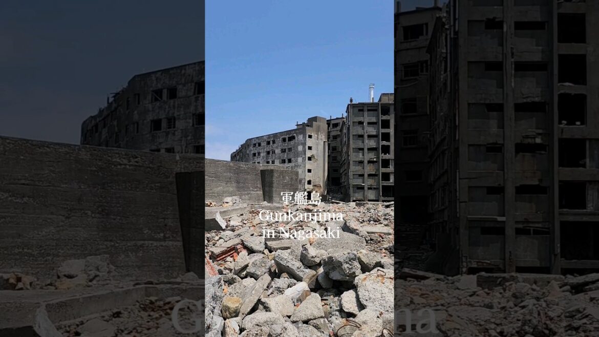 軍艦島上陸ツアー長崎 Gunkanjima Tour in Nagasaki　#shorts